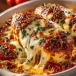 Cheesy Mozzarella Chicken Bake
