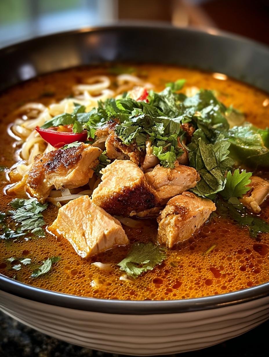 Chicken Curry Noodle Soup: A Cozy Delight for Nights - Chicken Curry Noodle Soup - additional detail