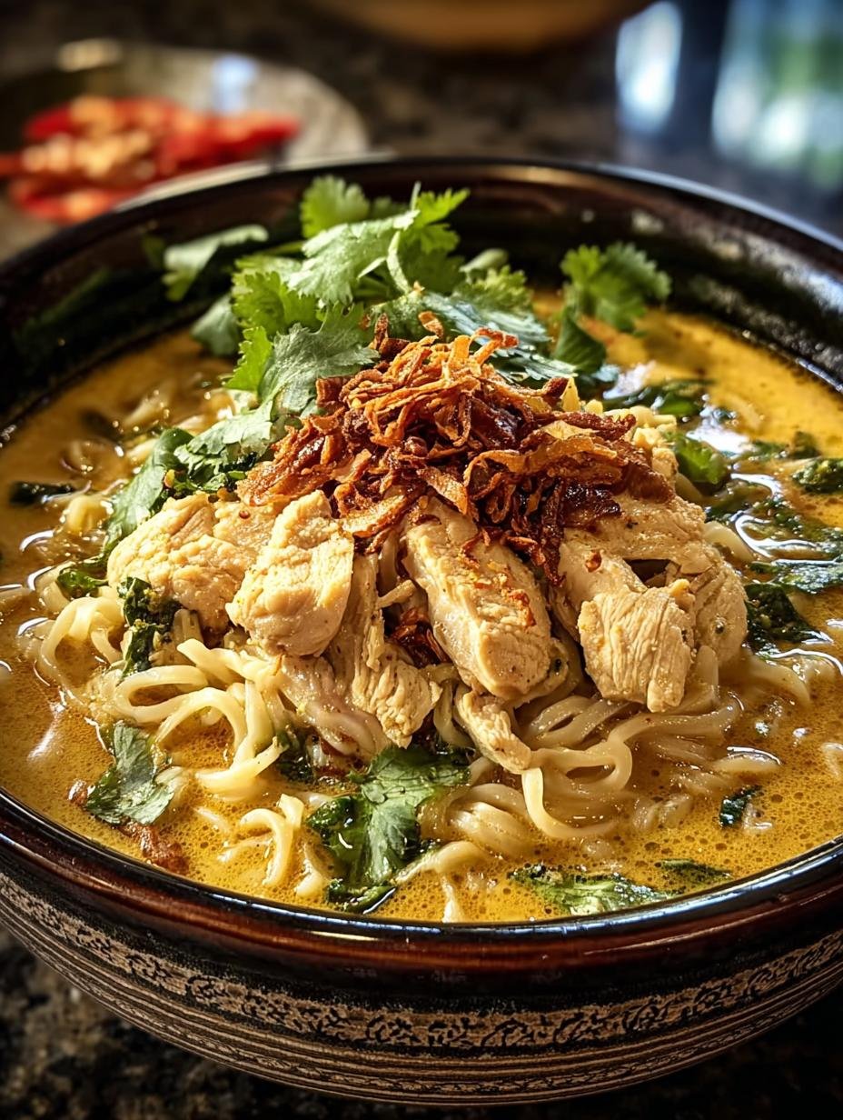 Chicken Curry Noodle Soup