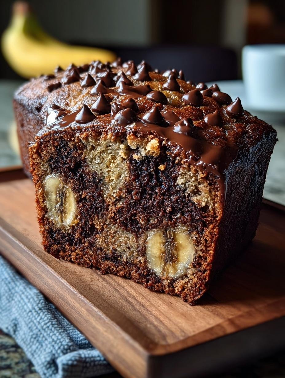 Irresistible Chocolate Espresso Banana Bread Recipe - Chocolate Espresso Banana Bread - additional detail