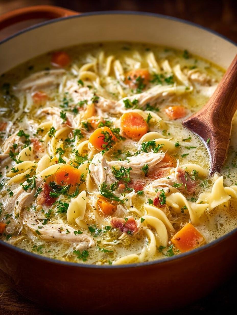 Crack Chicken Noodle Soup
