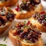 Cranberry Bacon Jam Crostini: 7 Irresistible Bites 4 Cranberry Bacon Jam Crostini
