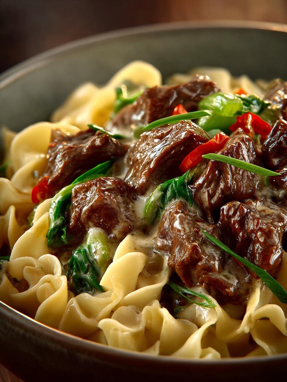 Creamy Beef Noodles: 5 Reasons You'll Love This Comfort Dish 3 Creamy Beef Noodles: 5 Reasons You'll Love This Comfort Dish - Creamy Beef Noodles - additional detail