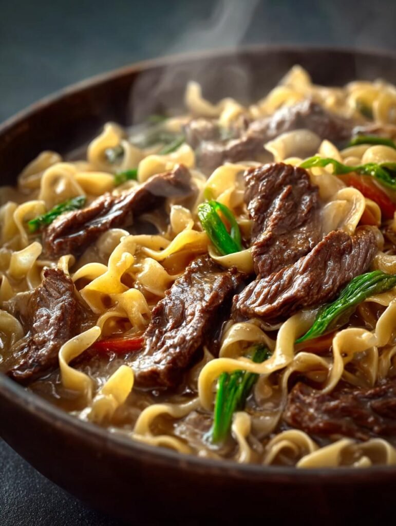 Creamy Beef Noodles