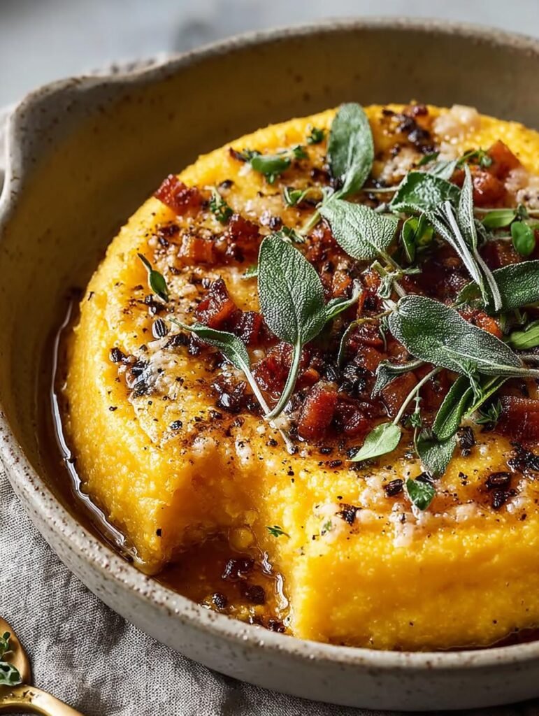 Creamy Pumpkin Polenta
