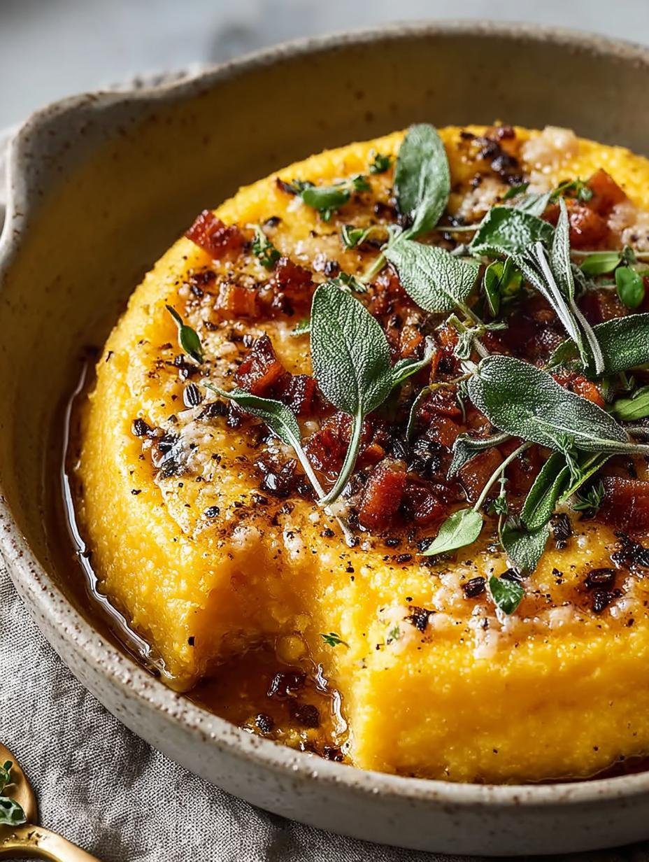 Creamy Pumpkin Polenta