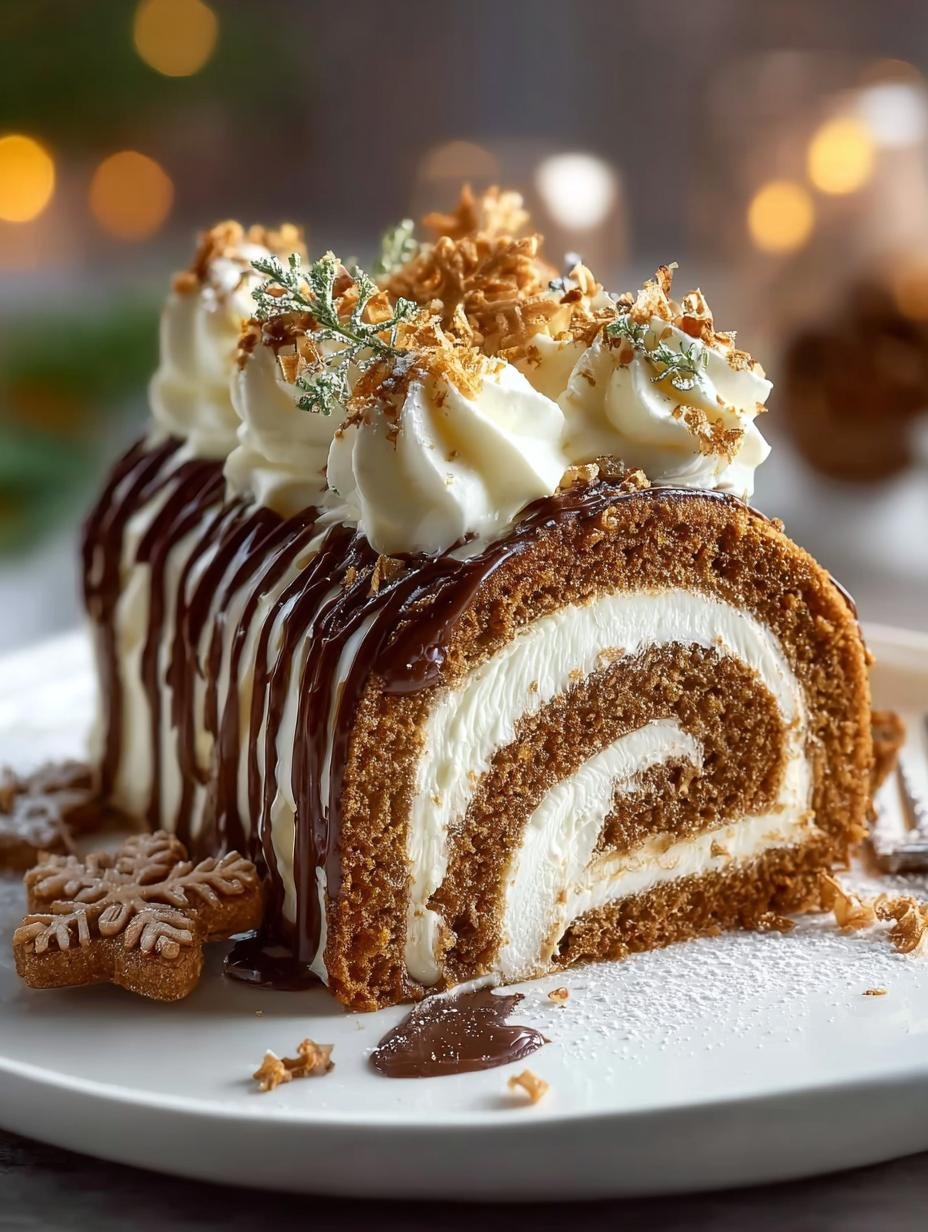 Gingerbread Buche Noel