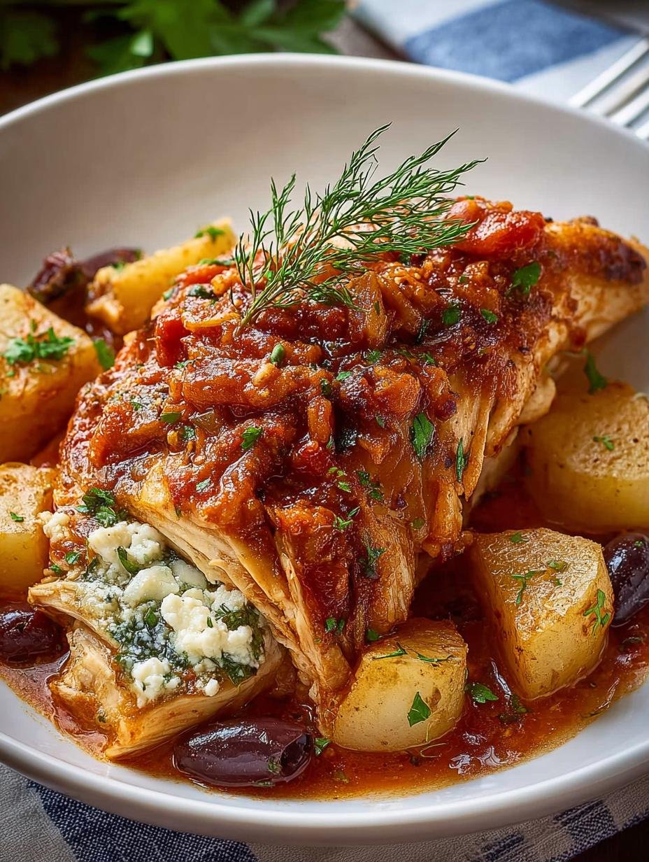 Delicious Greek Chicken Potatoes Stew for Family Dinners - Greek Chicken Potatoes - additional detail