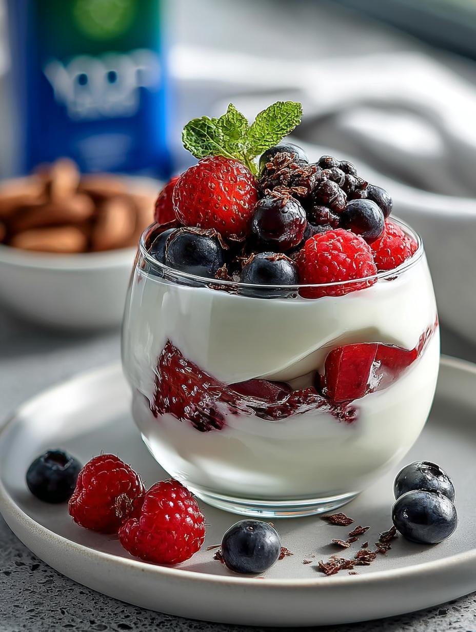 Healthy Greek Yogurt Berry Delight in 5 Minutes 2 Healthy Greek Yogurt Berry Delight in 5 Minutes - Healthy Greek Yogurt Berry - main visual representation