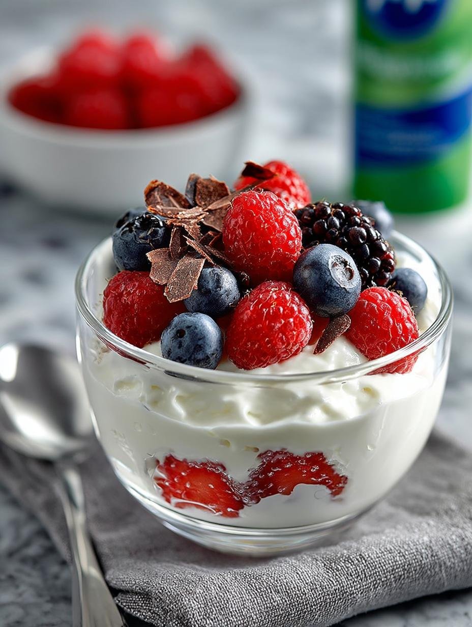 Healthy Greek Yogurt Berry Delight in 5 Minutes 3 Healthy Greek Yogurt Berry Delight in 5 Minutes - Healthy Greek Yogurt Berry - additional detail