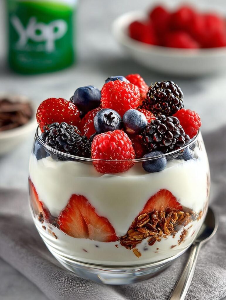 Healthy Greek Yogurt Berry