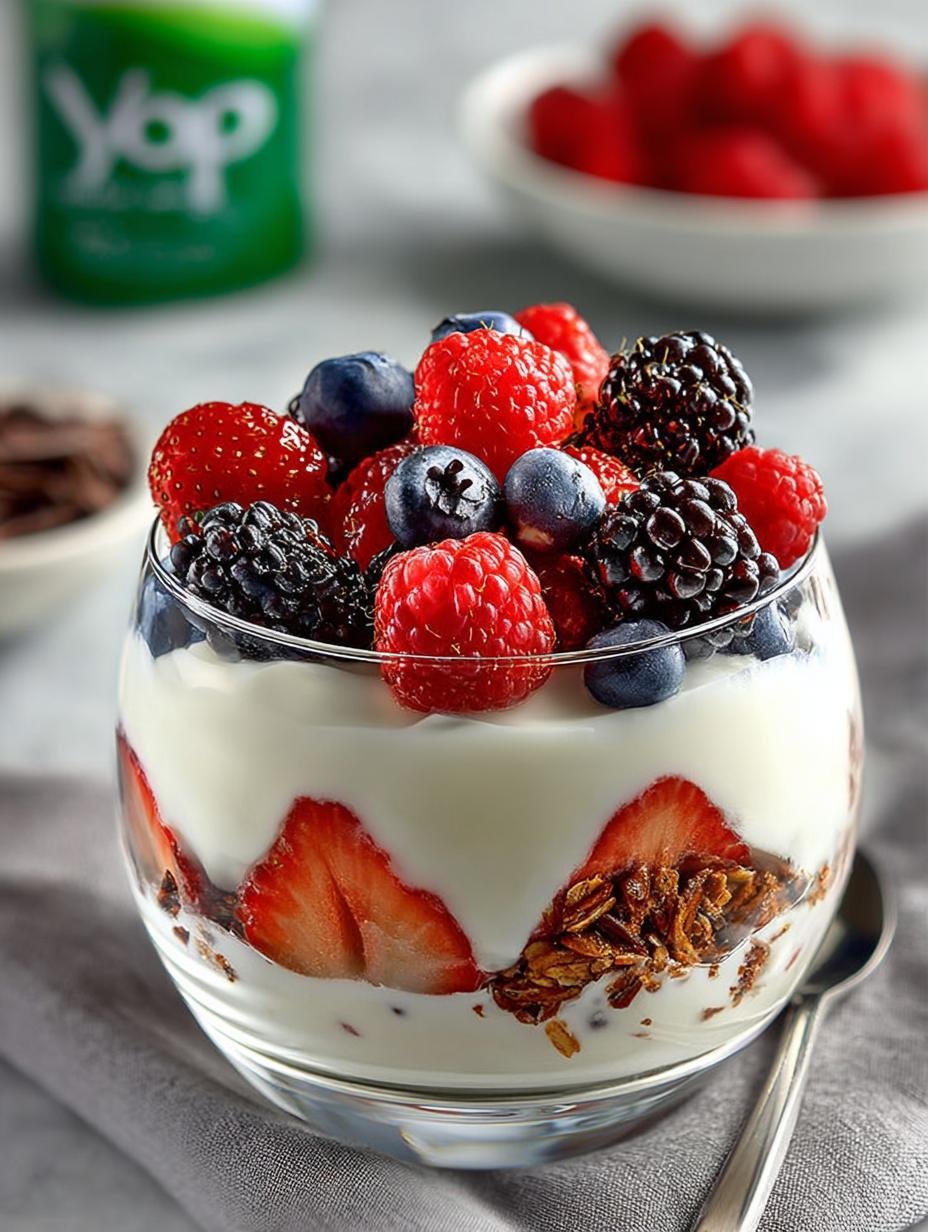 Healthy Greek Yogurt Berry Delight in 5 Minutes 1 Healthy Greek Yogurt Berry