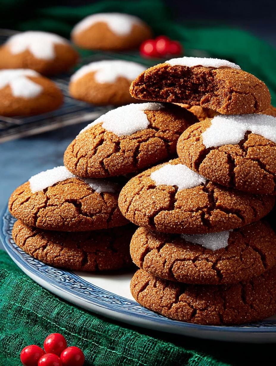 Holiday Gingersnap Cookies: 5 Irresistible Recipes - Holiday Gingersnap Cookies - main visual representation