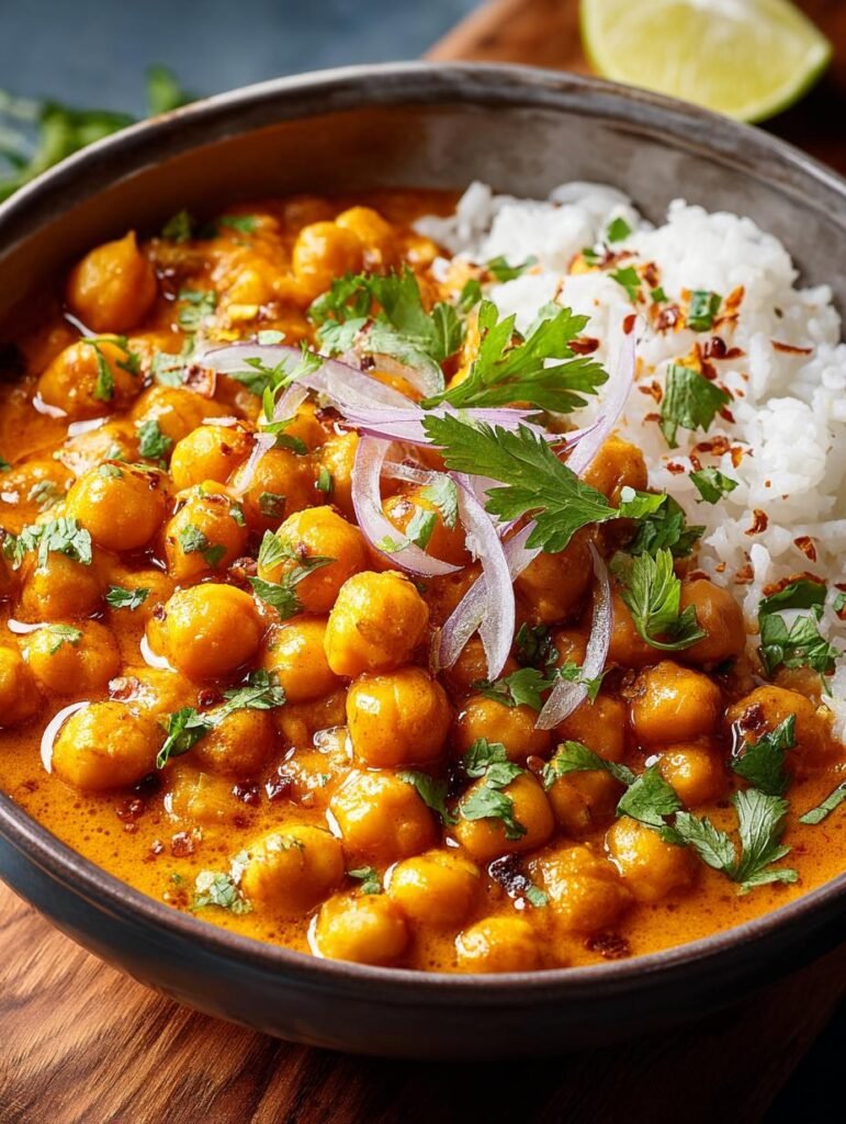 Indian Butter Chickpeas