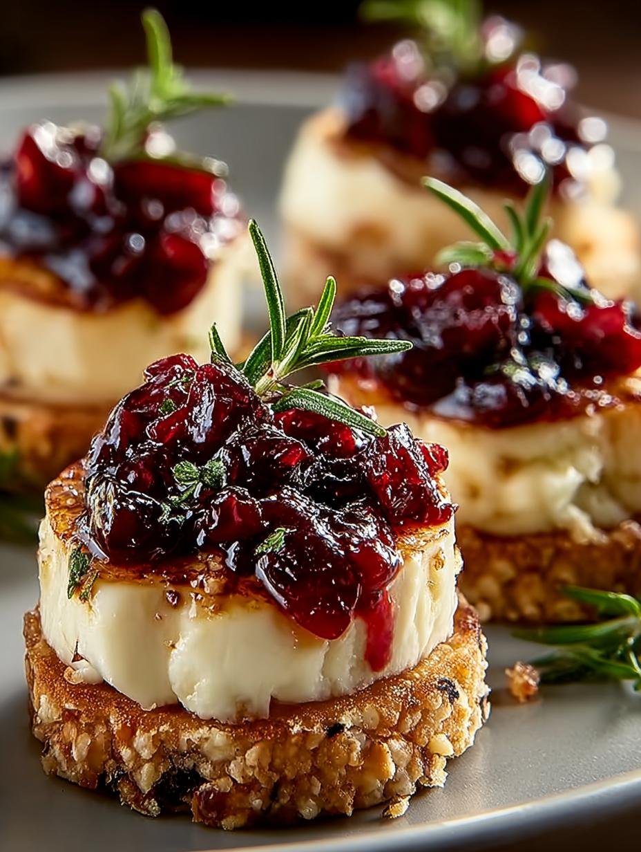Indulgent Brie Bites with Cranberry Crunch for Gatherings 1 Indulgent Brie Bites with