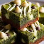 Matcha White Chocolate Brownies