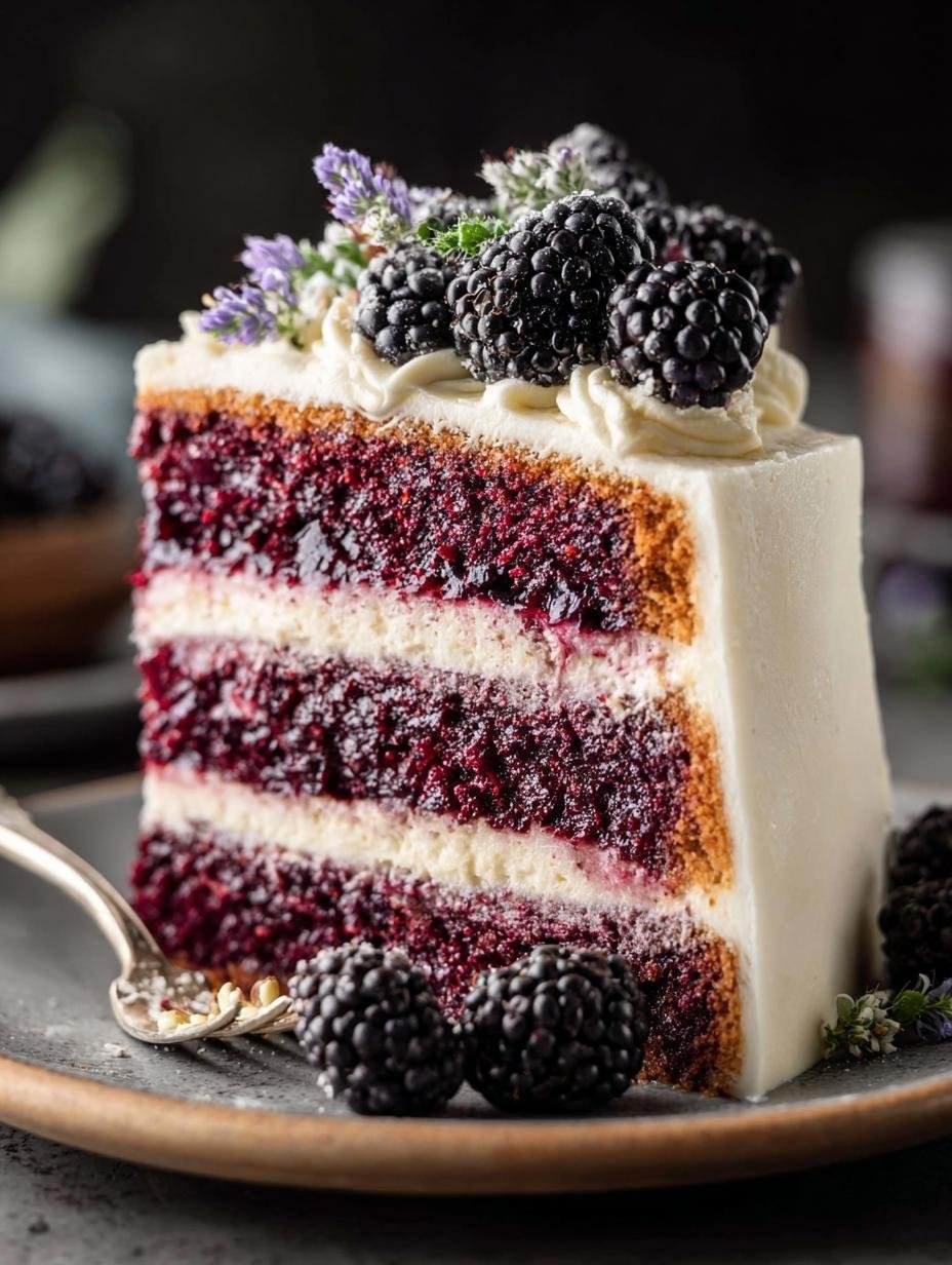 Moist Blackberry Lavender Cake: A Delightful Treat - Moist Blackberry Lavender Cake - main visual representation