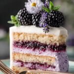 Moist Blackberry Lavender Cake