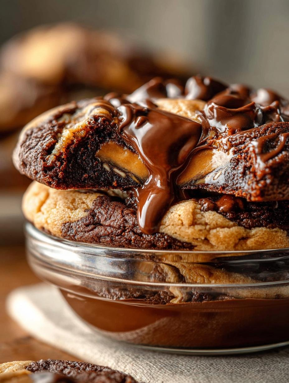 Peanut Butter Chocolate Swirl Cookies Recipe for Sweet Bliss - Peanut Butter Chocolate Swirl - main visual representation