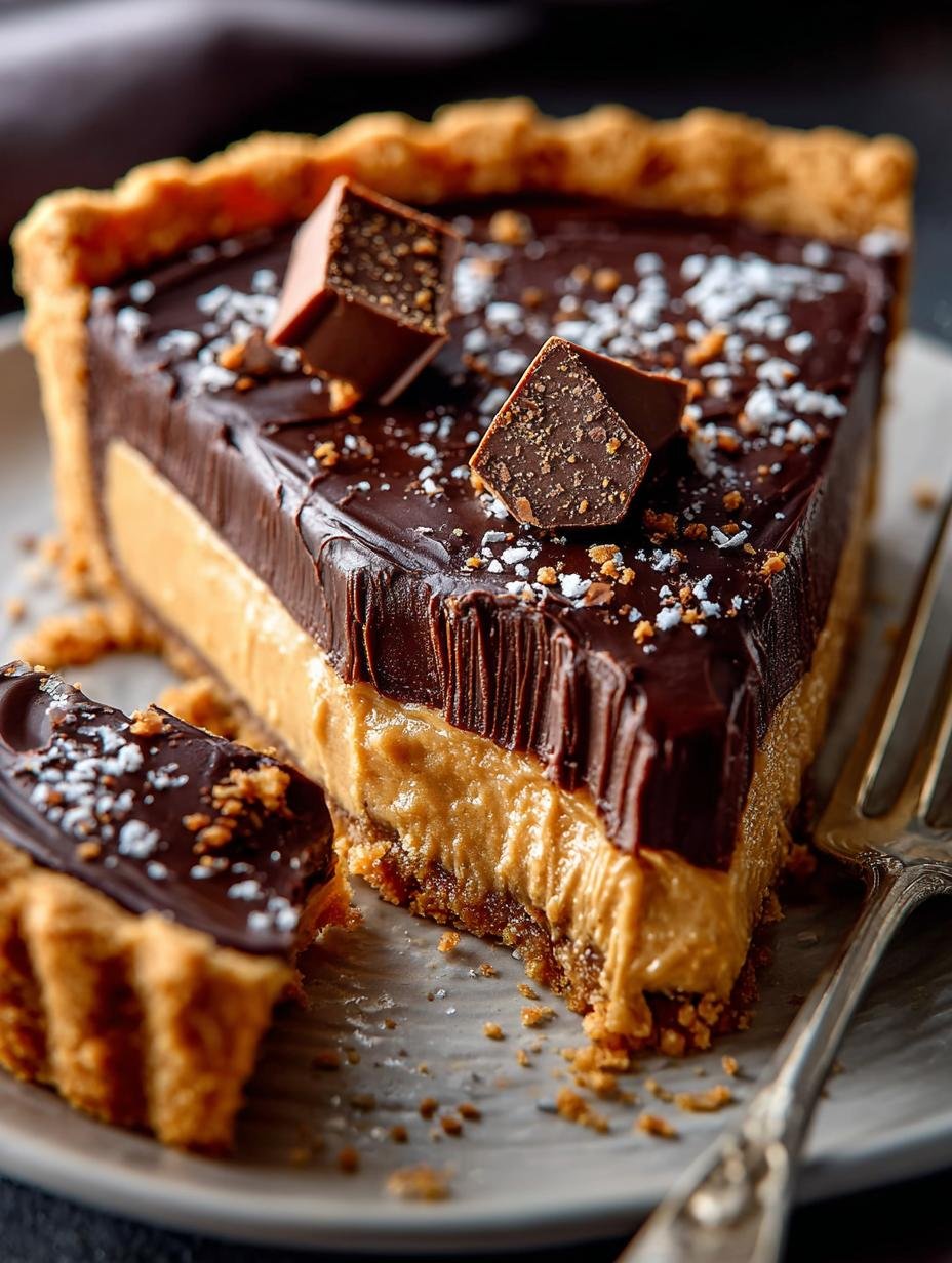 Peanut Butter Cup Tart: 5 Irresistible Layers of Delight - Peanut Butter Cup Tart - additional detail