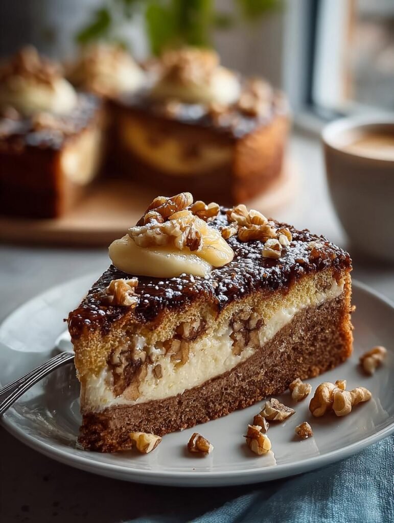Pear Walnut Cake Moist