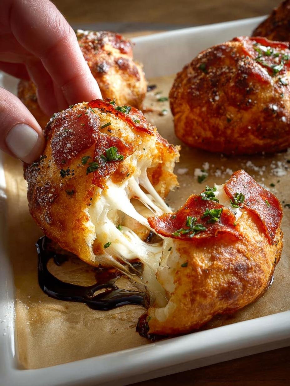 Pizza Bombs: 24 Irresistible Cheesy Bites for Parties 3 Pizza Bombs: 24 Irresistible Cheesy Bites for Parties - Pizza Bombs - additional detail