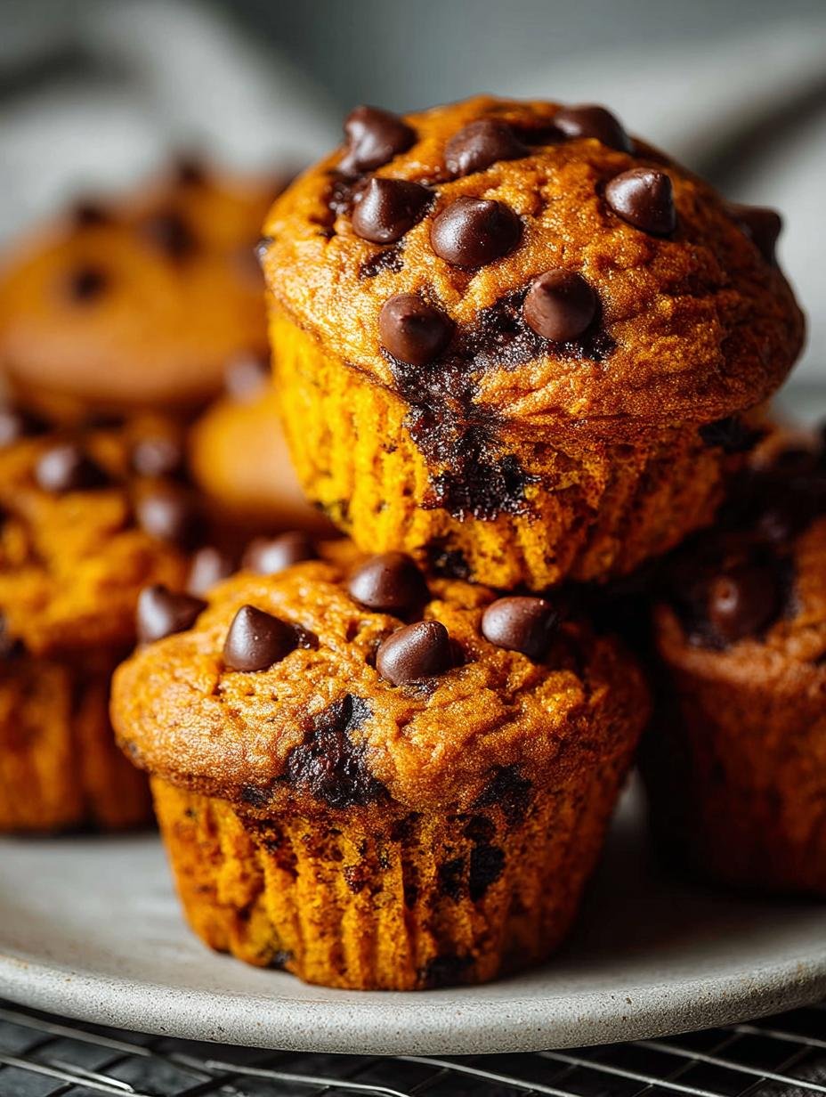 Delicious Pumpkin Chocolate Chip Muffins Recipe - Pumpkin Chocolate Chip Muffins - main visual representation