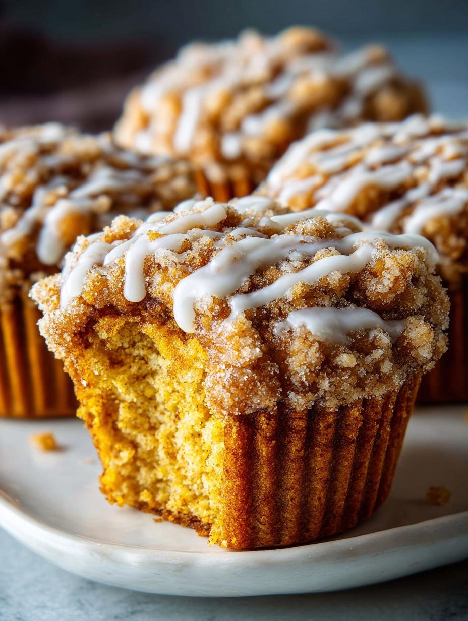 Pumpkin Crumb Cake Muffins