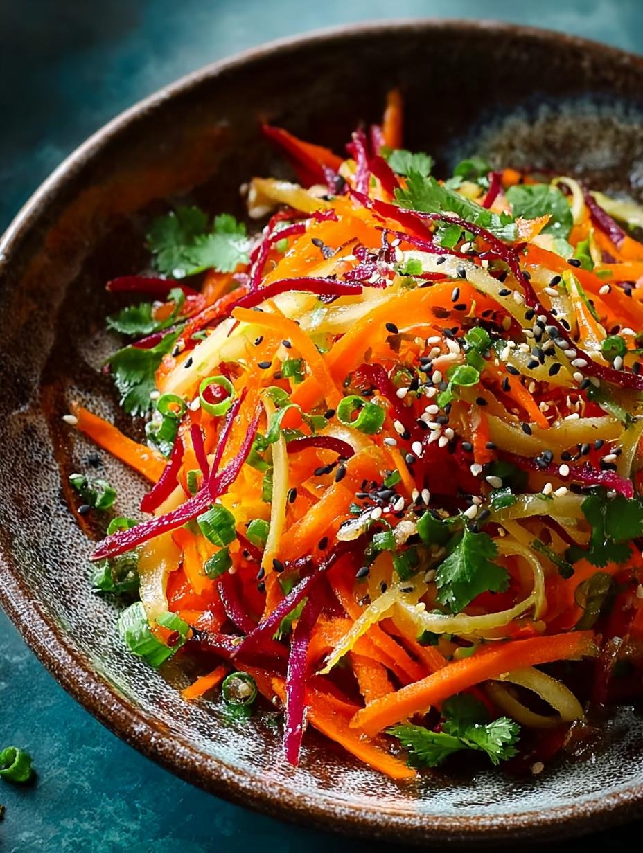 Shaved Rainbow Carrot Sesame: A Colorful Delight - Shaved Rainbow Carrot Sesame - additional detail