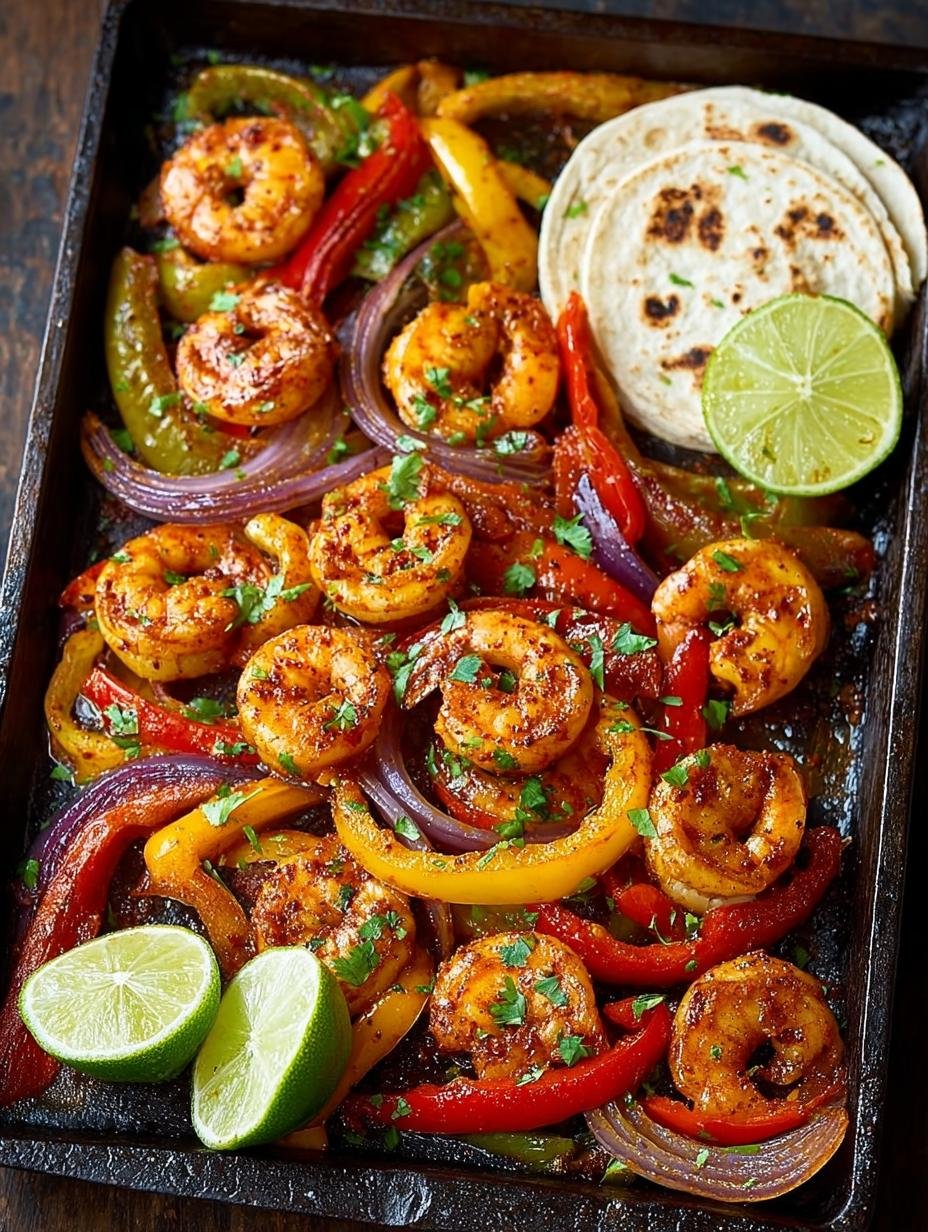 Sheet Pan Shrimp Fajitas: 20-Minute Flavor Explosion - Sheet Pan Shrimp Fajitas - additional detail