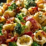 Spicy Bacon Broccoli Orecchiette