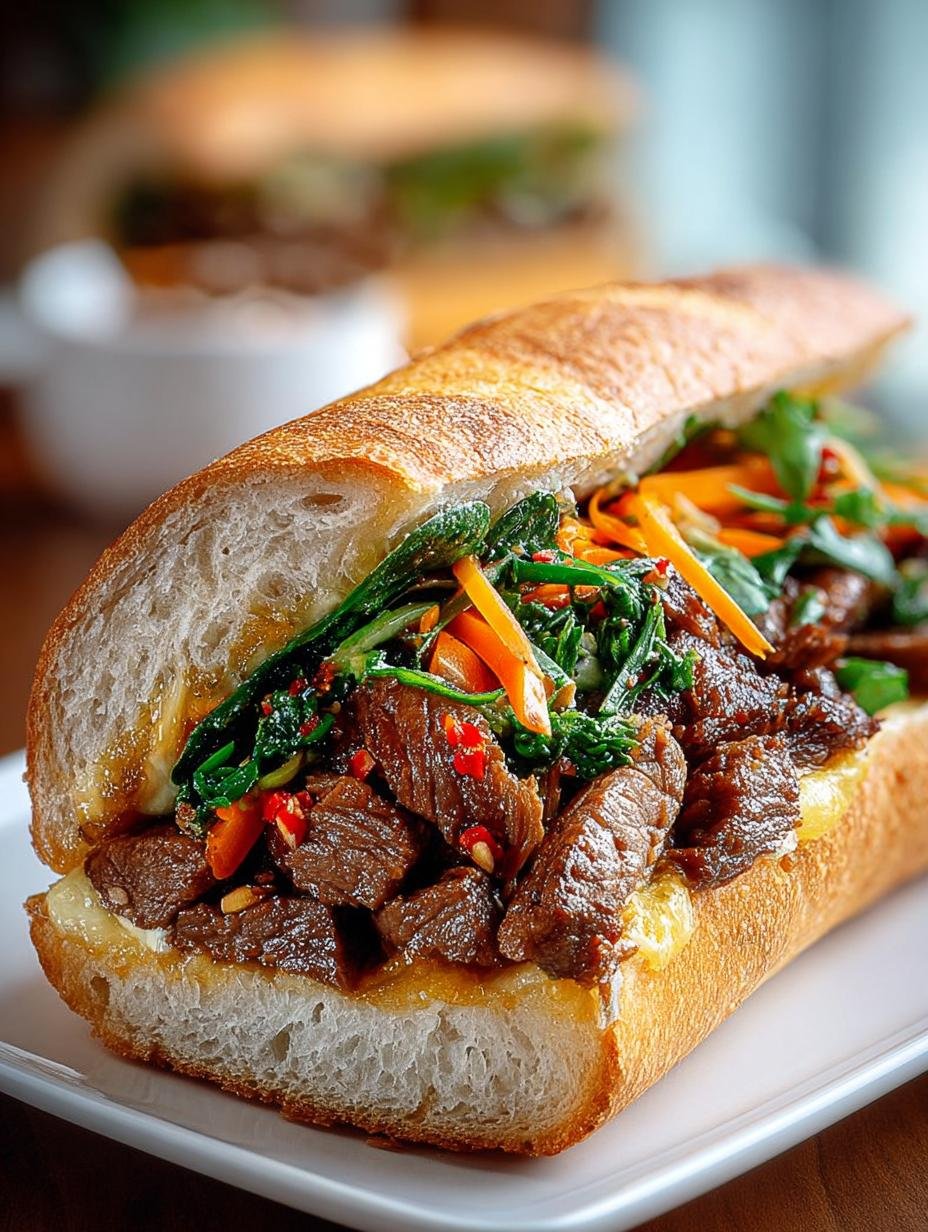 Spicy Bulgogi Cheesesteak: 5 Bold Flavors Combined - Spicy Bulgogi Cheesesteak - additional detail