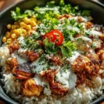 Sticky Chicken Rice Bowl
