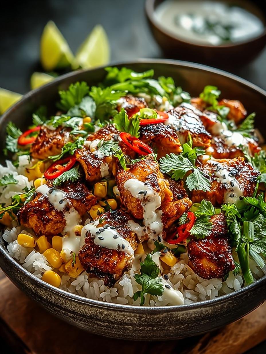 Delicious Sticky Chicken Rice Bowl Recipe You Need to Try - Sticky Chicken Rice Bowl - additional detail