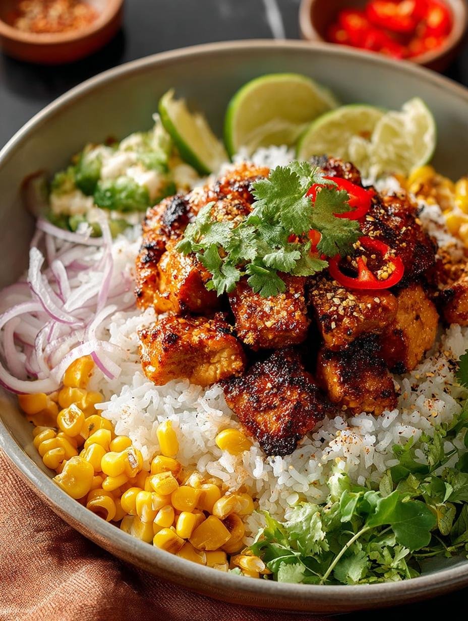 Street Corn Chicken Rice Bowl: 5 Flavorful Variations 2 Street Corn Chicken Rice Bowl: 5 Flavorful Variations - Street Corn Chicken Rice - main visual representation