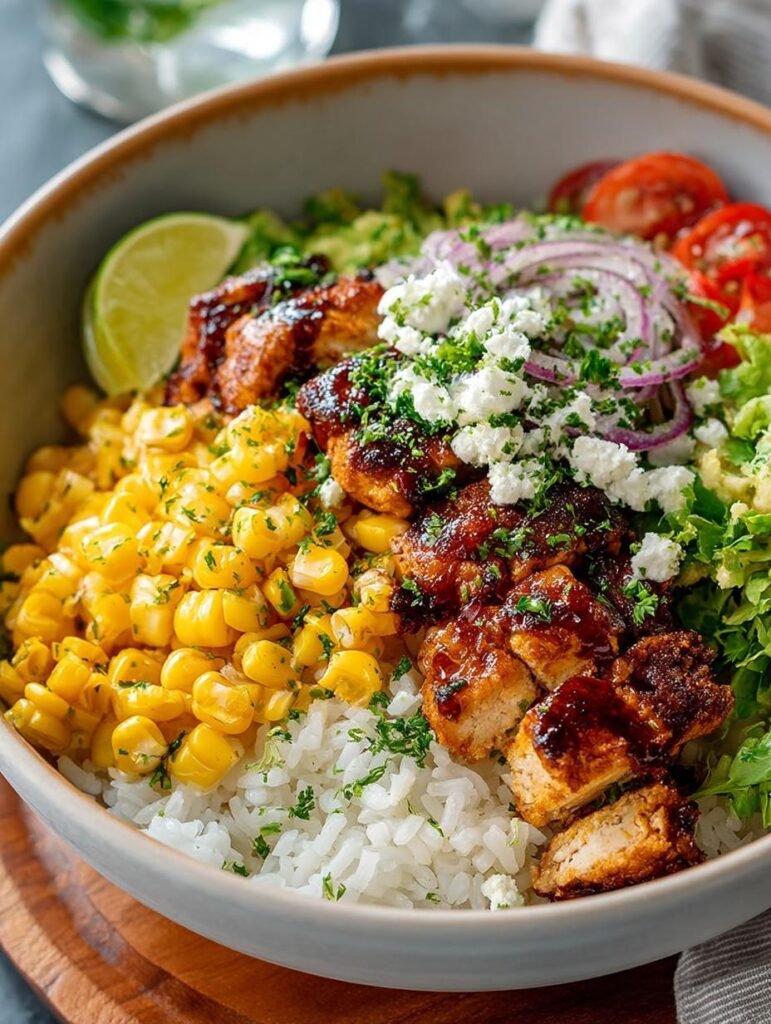 Street Corn Chicken Rice