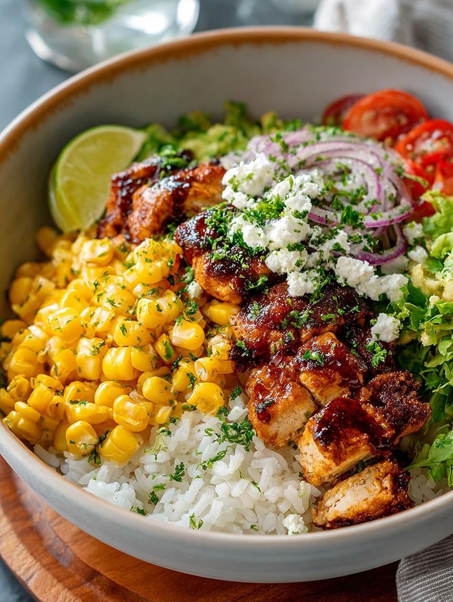 Street Corn Chicken Rice Bowl: 5 Flavorful Variations 1 Street Corn Chicken Rice