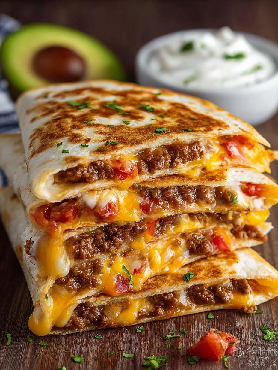 Tiktok Taco Quesadillas: 4 Flavorful Quadrants to Savor 3 Tiktok Taco Quesadillas: 4 Flavorful Quadrants to Savor - Tiktok Taco Quesadillas - additional detail