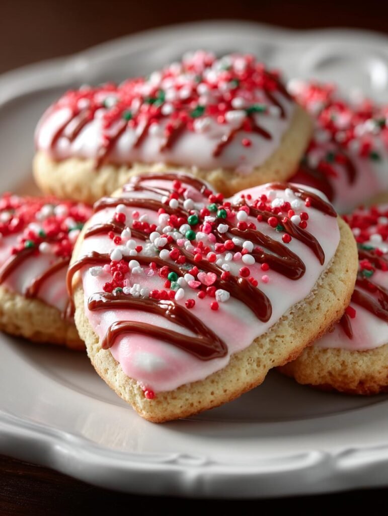 Valentine Strawberry Cookies