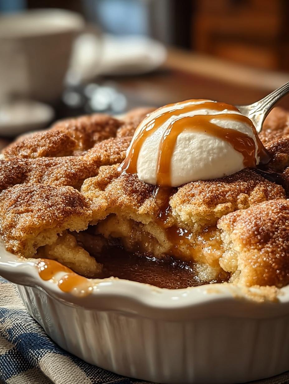 Warm Gooey Snickerdoodle Cobbler: 8 Reasons to Indulge - Warm Gooey Snickerdoodle Cobbler - additional detail
