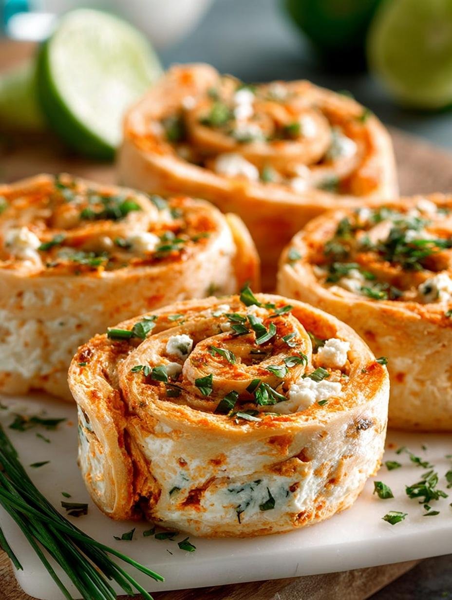 Delicious Buffalo Chicken Pinwheels for Any Occasion - Buffalo Chicken Pinwheels - main visual representation