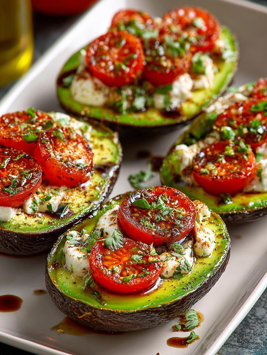 Caprese Stuffed Avocado Halves: 5 Delicious Ways to Enjoy - Caprese Stuffed Avocado Halves - additional detail