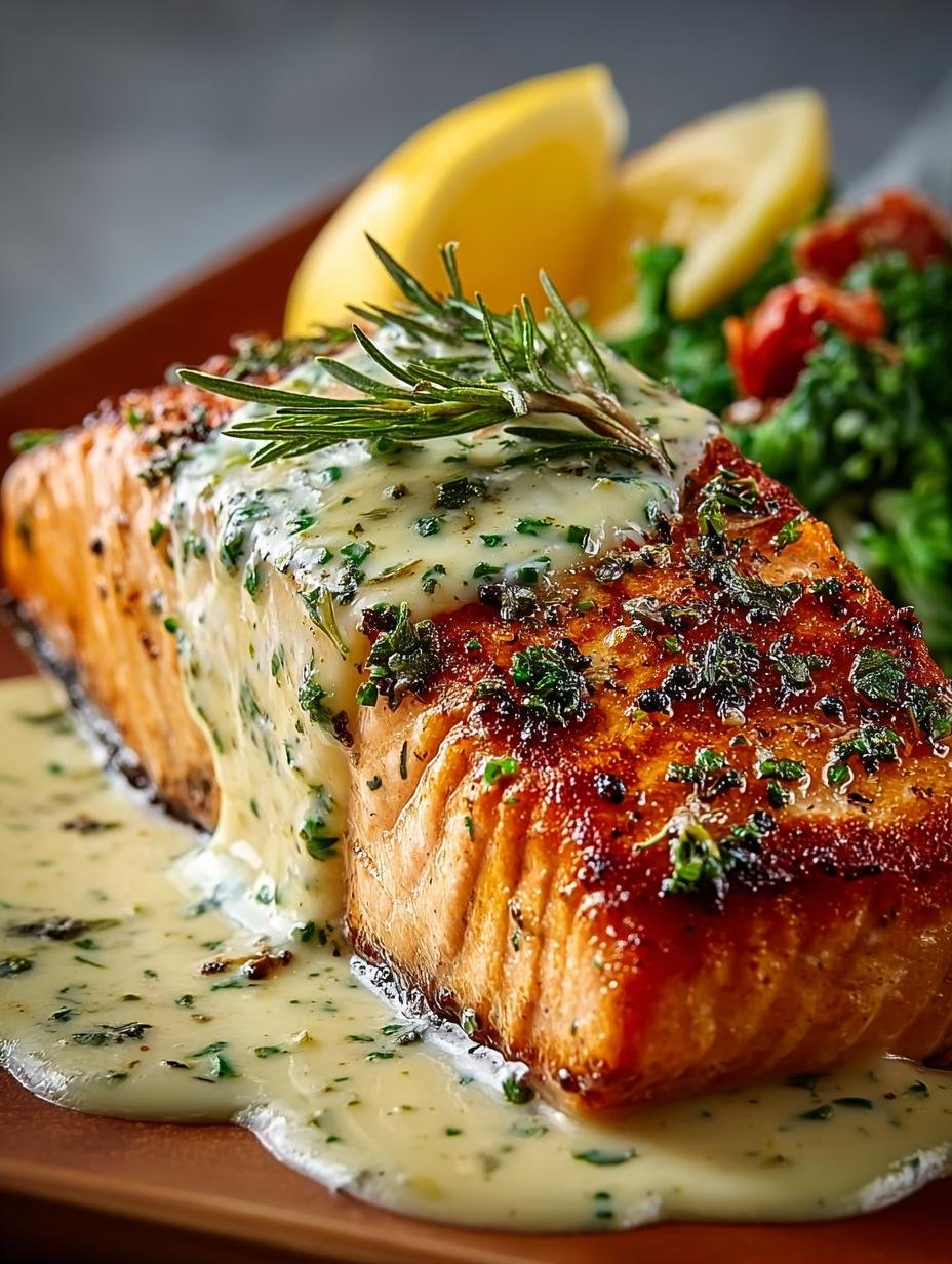 Creamy Garlic Butter Salmon: 5 Star Weeknight Delight - Creamy Garlic Butter Salmon - additional detail