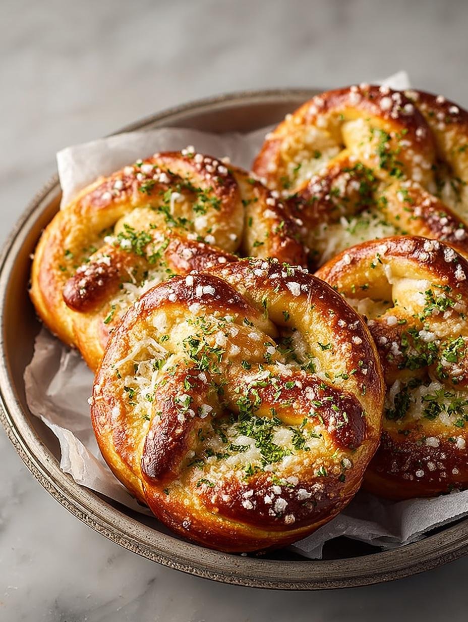 Garlic Parmesan Pretzels: 10 Irresistible Homemade Treats 2 Garlic Parmesan Pretzels: 10 Irresistible Homemade Treats - Garlic Parmesan Pretzels - main visual representation