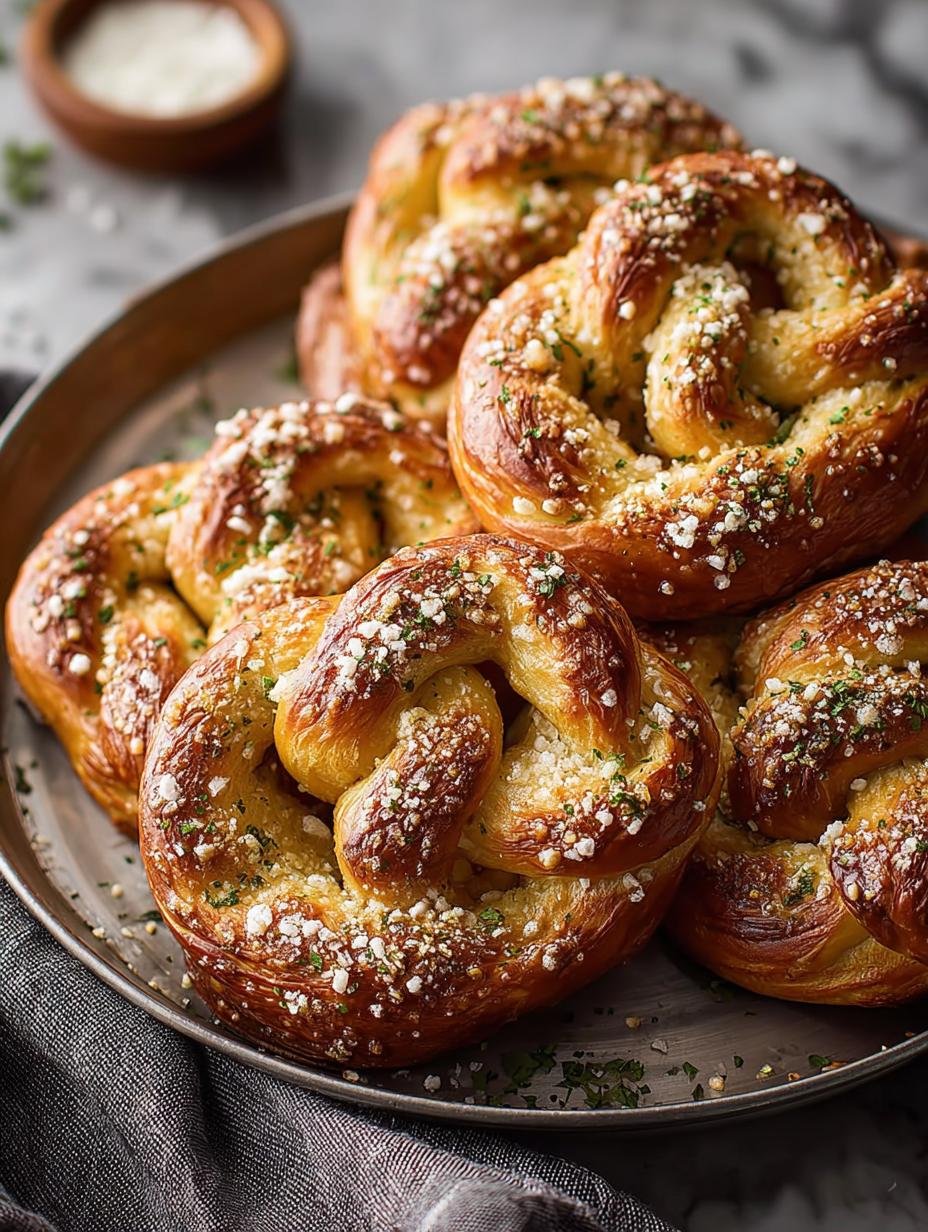 Garlic Parmesan Soft Pretzels: 10 Irresistible Bites - Garlic Parmesan Soft Pretzels - main visual representation