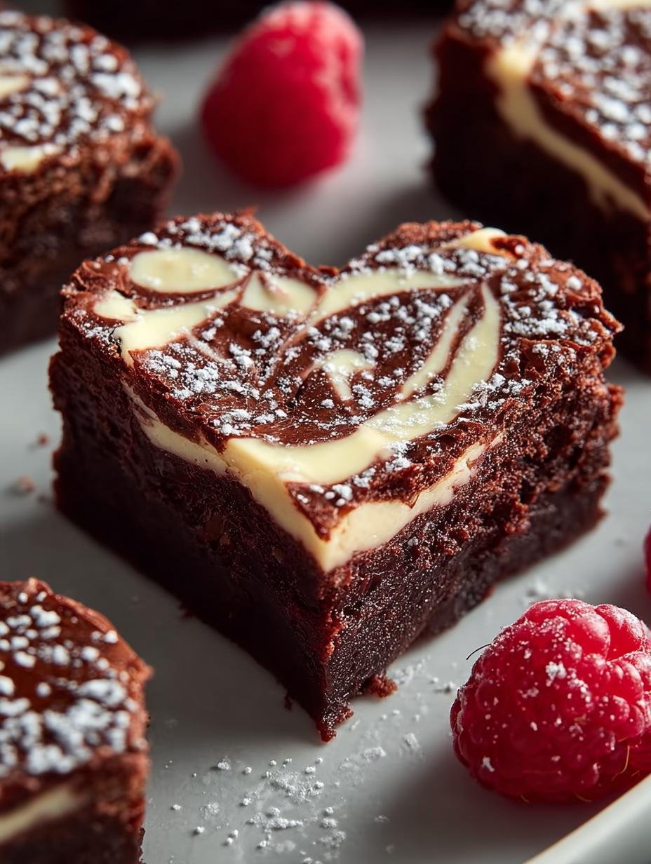 Heart Shaped Brownies