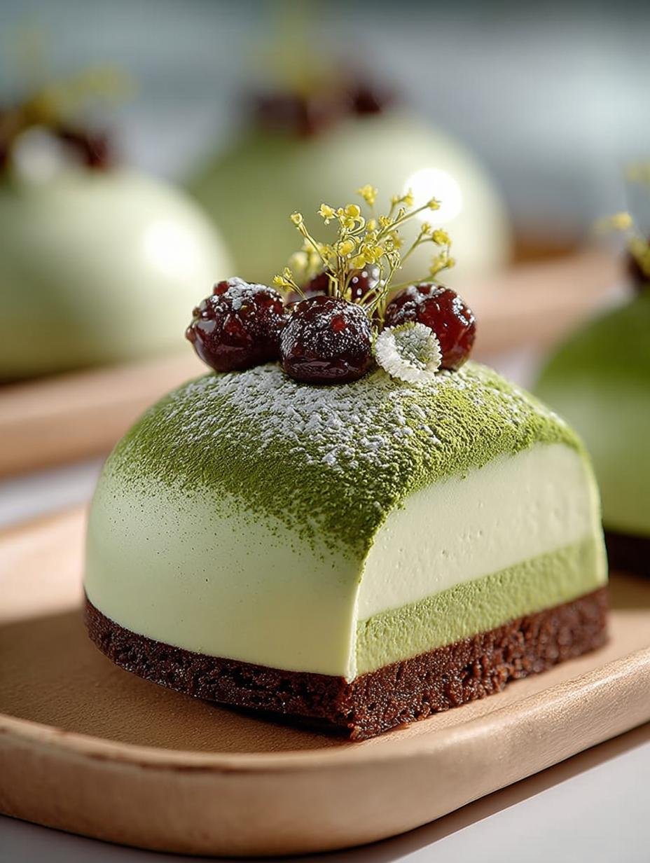 Matcha White Chocolate Mousse