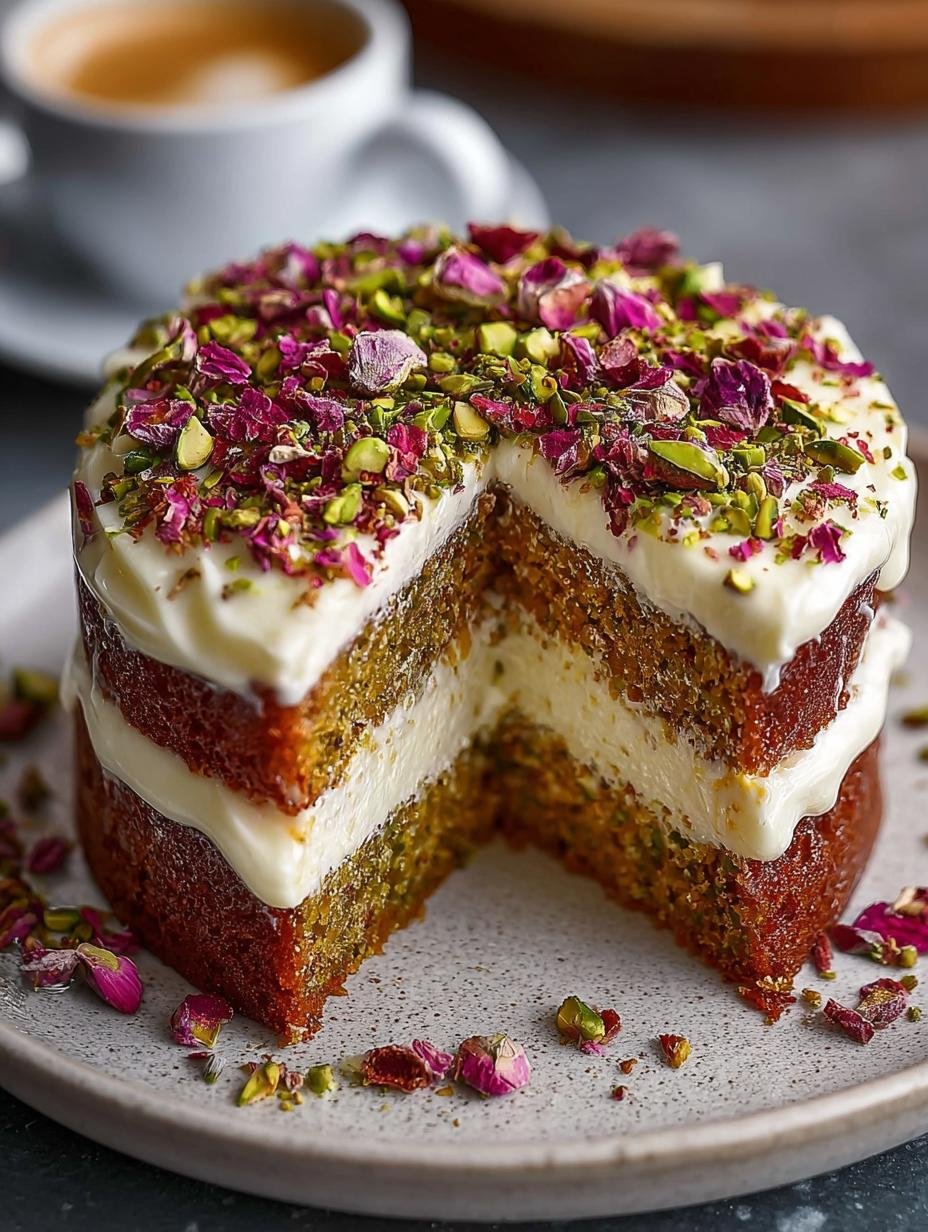 Persian Love Cake with Lemon and Rosewater Delight 3 Persian Love Cake with Lemon and Rosewater Delight - Persian Love Cake with - additional detail