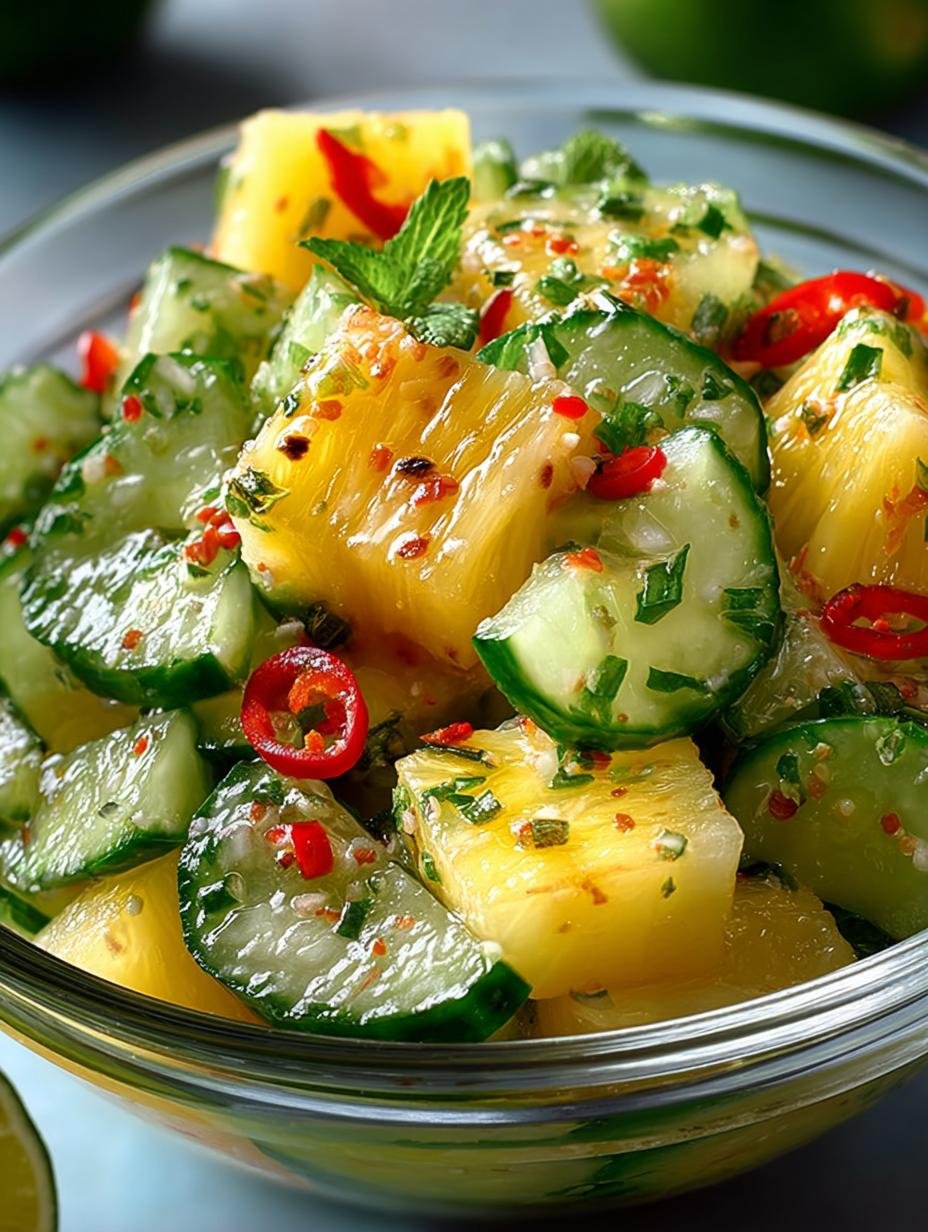 Pineapple Cucumber Salad: 5 Refreshing Ways to Enjoy It - Pineapple Cucumber Salad - main visual representation