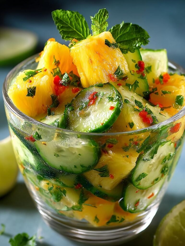Pineapple Cucumber Salad